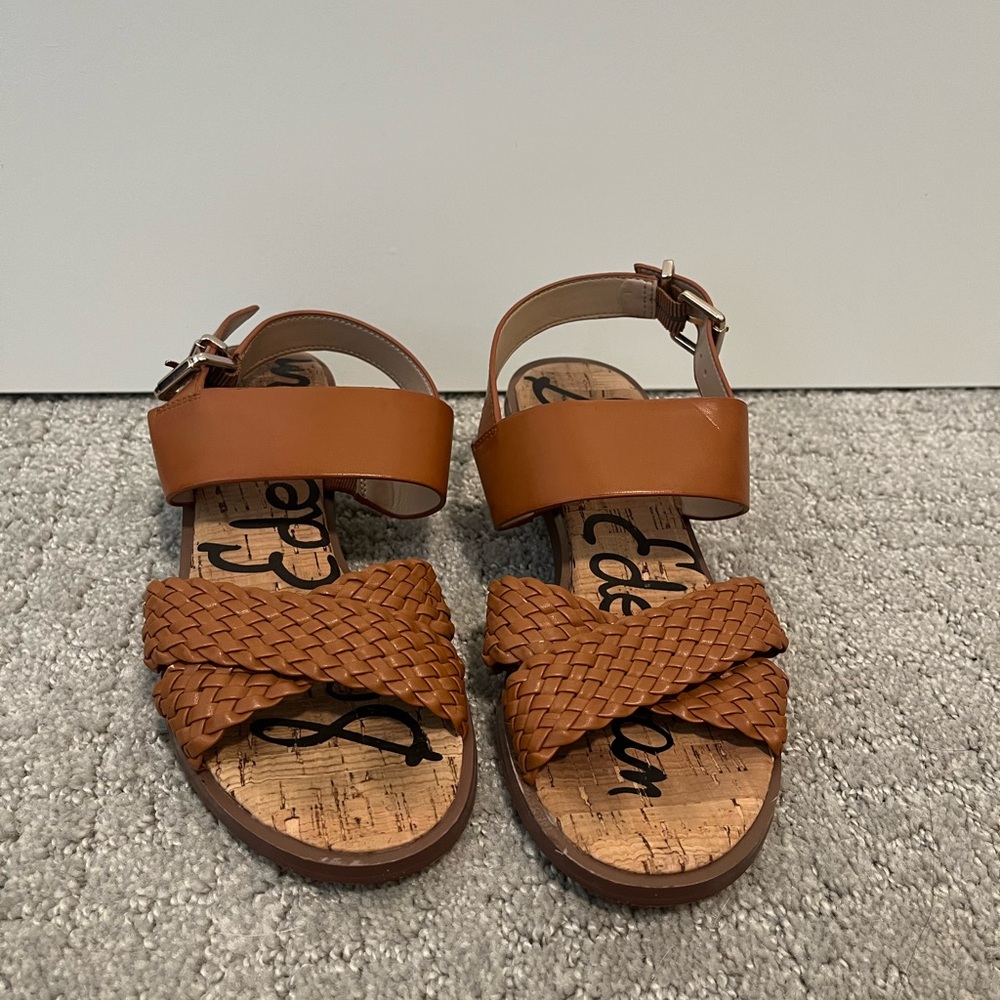 Sam Edelman Gold Heel Sandals